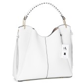Geanta dama din piele naturala DiAmanti Abrianna Alba D1532